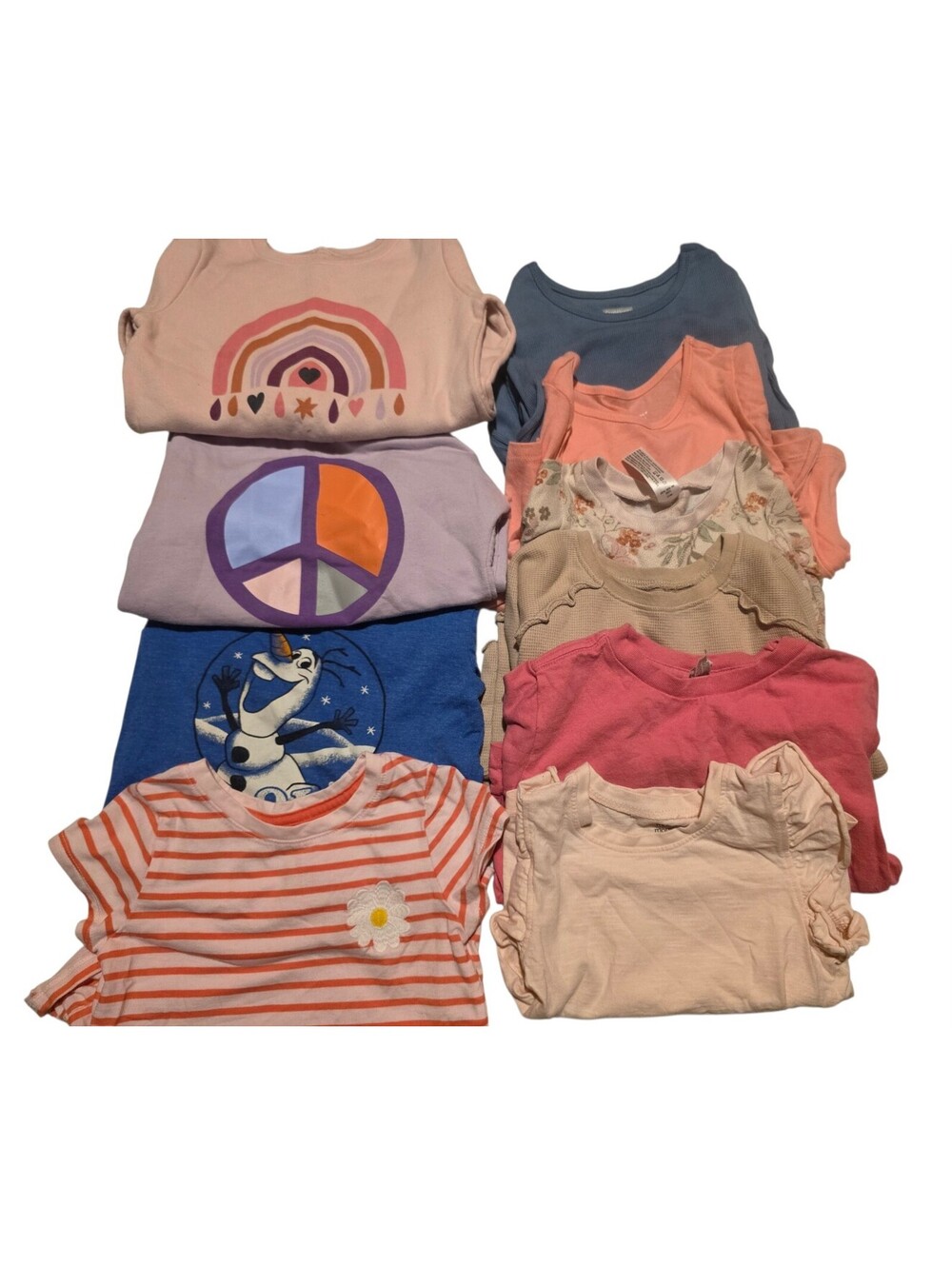 10 piece lot of 3t girls shirts/tops